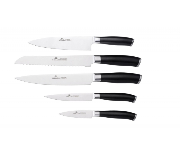 GERLACH Zestaw noży w bloku DECO BLACK 991A 5 elementów - 490035 - zdjęcie 2